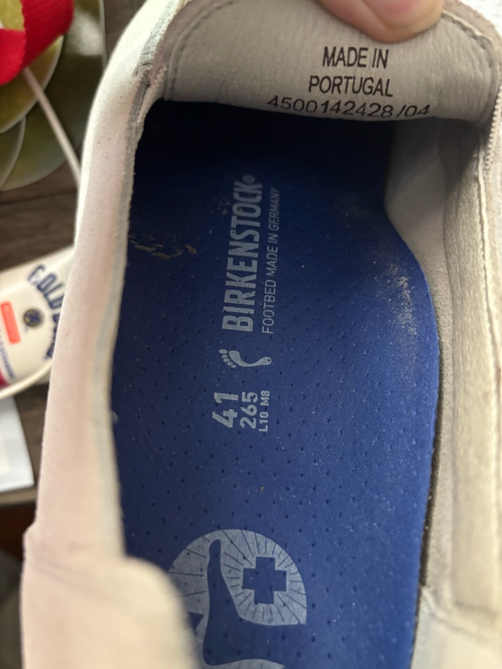 Birkenstock Women's Cream Slip-On Loafers - Picture 11 of 11